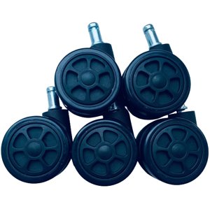MERCURY Kolečko na MRacer, Paladin, pogumované, průměr 60 mm, čep 11 mm - černé