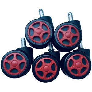 MERCURY Kolečko na MRacer, Paladin, pogumované, průměr 60 mm, čep 11 mm - červené