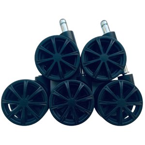 MERCURY Kolečko plastové, 60 mm, průměr čepu 11 mm černé