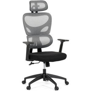 AUTRONIC Kancelářská židle KA-K2080 GREY, šedá