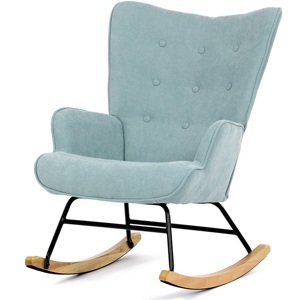 AUTRONIC houpací křeslo ušák AK-371 BLUE2 modré