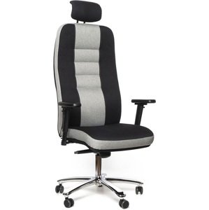 MULTISED Zátěžové křeslo BZJ 449 XXL, NED2/ NED6, černé/ světle šedé