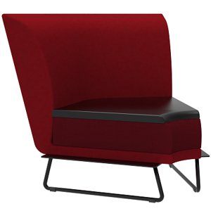 RIM rohový segment 60° s černou deskou MDF ORGANIX Corner OX 5272