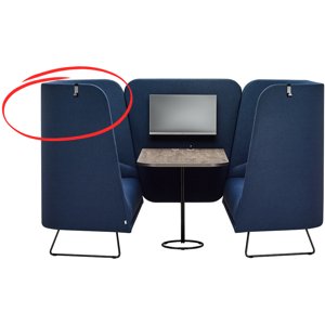 RIM sedačka s panelem OX 5285 pro ORGANIX PRIVACY BOX