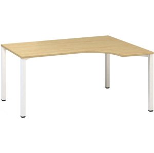 ALFA 200 stůl kancelářský 207, 160x120/80 cm rohový pravý