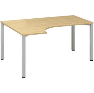 ALFA 200 stůl kancelářský 208, 160x120/80 cm rohový levý