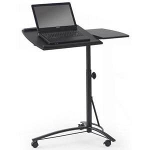 HALMAR Výškově nastavitelný stolek pro notebook B14 černý