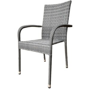 AUTRONIC zahradní židle AZC-S2114 GREY, šedá, polyratan