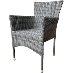 AUTRONIC zahradní židle AZC-S2118 GREY šedá, polyratan