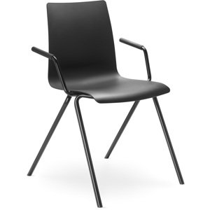 LD SEATING Konferenční židle EVO 010-N1,BR černá podnož