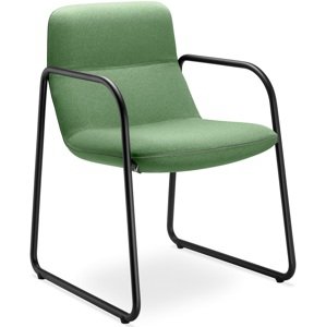 LD SEATING Designové křeslo FLEXI LOUNGE, FL-M-Q-N1, černá podnož
