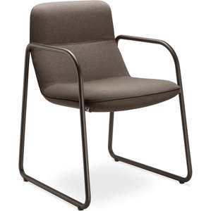 LD SEATING Designové křeslo FLEXI LOUNGE, FL-M-Q-N7, bronzová podnož