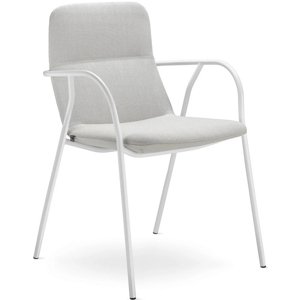 LD SEATING Konferenční křeslo FLEXI LIGHT, CHL-N0, bílá podnož