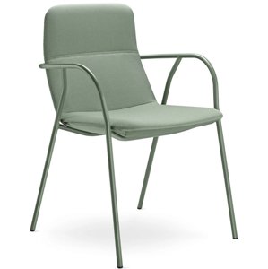 LD SEATING Konferenční křeslo FLEXI LIGHT, CHL-N12, zelená podnož