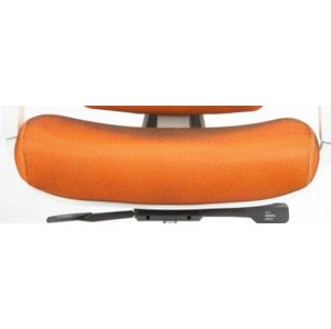 MERCURY sedák pro kancelářskou židli FISH BONES šedý plast, oranžová SH-05