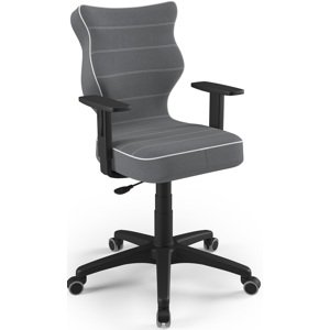 ENTELO Dětská židle DUO Black 5, šedá Jasmine 33