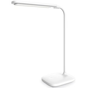 PALA Platinet PDL6728 stolní LED lampa 5W stmívatelná, dotykové ovládání, integrovaná baterie 2400mAh, USB port, bílá