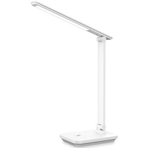 PALA Platinet PDL6731W stolní LED lampa 5W stmívatelná, dotykové ovládání, integrovaná baterie 6000mAh, USB port, bílá