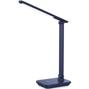 PALA Platinet PDL6731W stolní LED lampa 5W stmívatelná, dotykové ovládání, integrovaná baterie 6000mAh, USB port, modrá